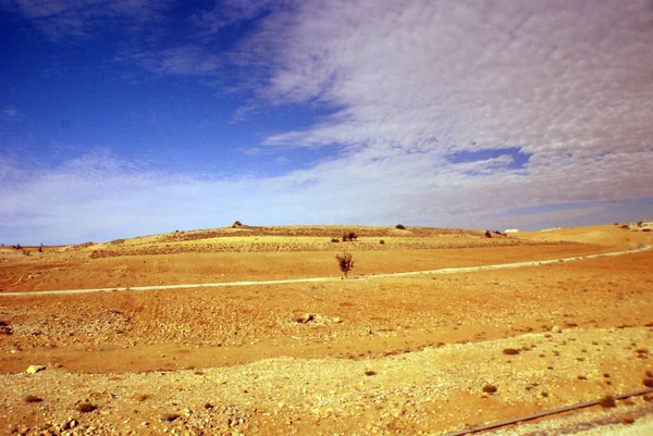 Schöne Wüstenlandschaft Nahen Osten — Stockfoto