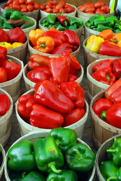 Bell Pepper Also Known Sweet Pepper Pepper Capsicum Cultivar Group — Stock Photo, Image