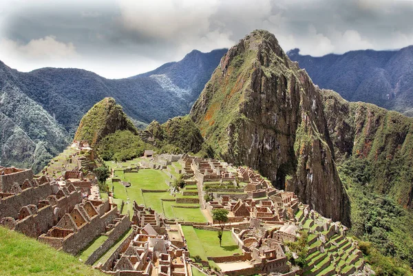 Machu Picchu Machu Pikchu Quechua Machu Viejo Viejo Pirámide Pikchu — Foto de Stock