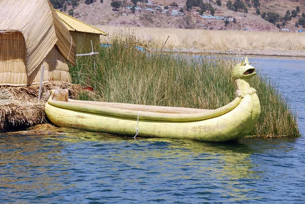 Lago Titicaca Puno Perú Nov Titicaca Notable Por Una Población — Foto de Stock