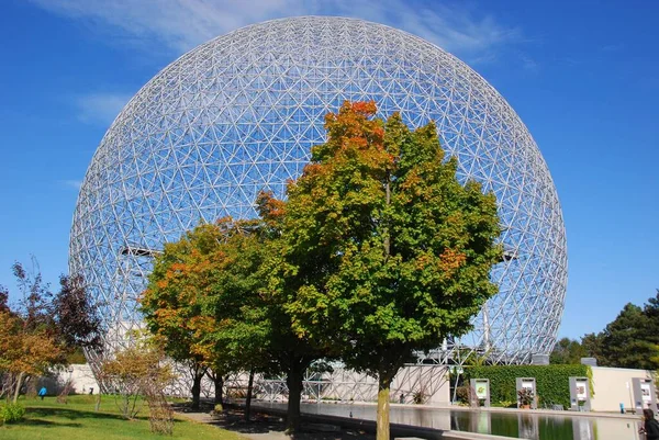 Montreal Canadá Agosto Biosfera Museo Montreal Dedicado Medio Ambiente Situado — Foto de Stock