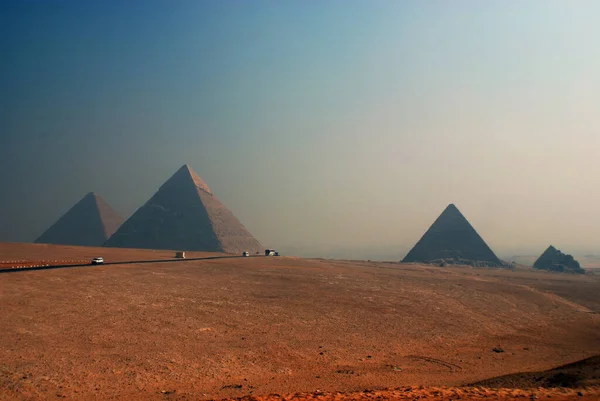 Cairo Egypt 122 Büyük Giza Piramidi Khufu Piramidi Olarak Bilinen — Stok fotoğraf