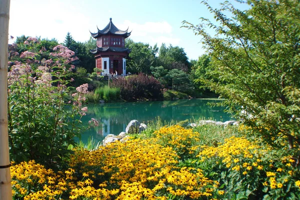 Montreal Canada 2019 Jardín Botánico Chino Montreal Considerado Uno Los —  Fotos de Stock