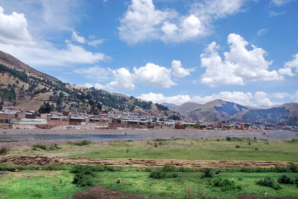 秘鲁安第斯山脉景观 — 图库照片