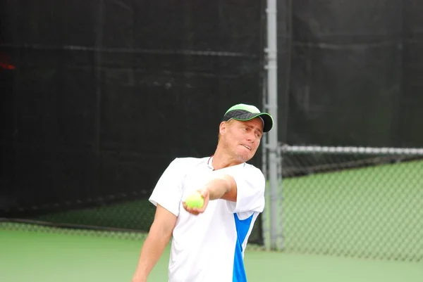 Montréal Août Lleyton Hewitt Sur Terrain Entraînement Coupe Rogers Montréal — Photo