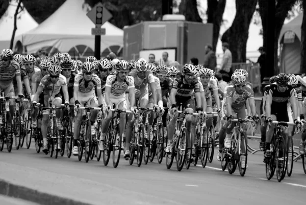 Montreal Canada September Group Cyclists Action 2012 Uci Cycling Calendar — Stock Photo, Image