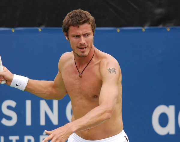 Montreal August Marat Safin Zonder Shirt Het Veld Van Montreal — Stockfoto