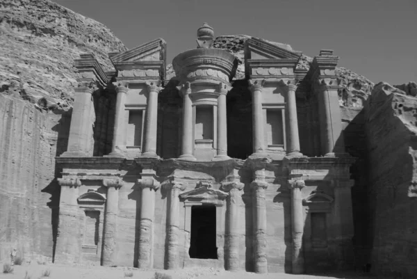 Monastery Beautifully Carved Though Much Less Decorated Treasury Huge Even — Stock Photo, Image