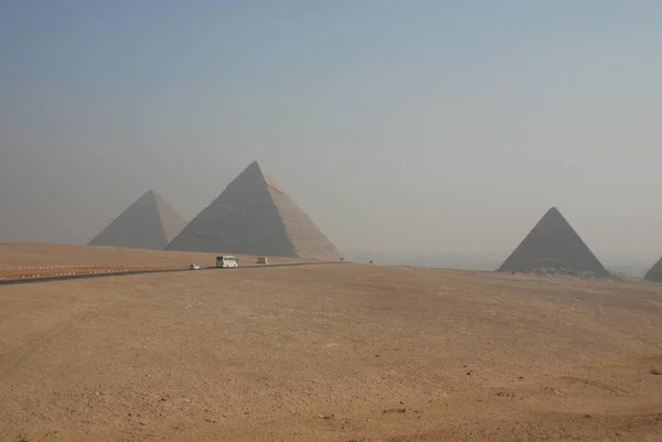 Den Stora Pyramiden Giza Även Känd Som Pyramiden Khufu Eller — Stockfoto