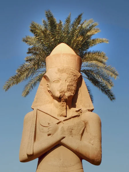 Starý Památník Luxoru Egypt — Stock fotografie