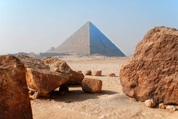 Giza Eller Gizah Stad Egypten Västra Stranden Nilfloden Cirka Sydväst — Stockfoto