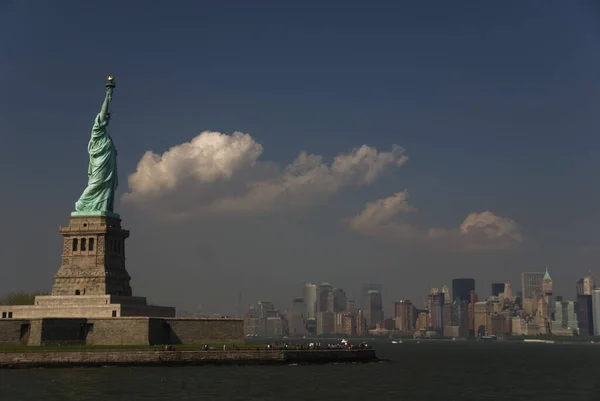 New York Usa Ottobre Statua Della Libertà New York Ottobre — Foto Stock