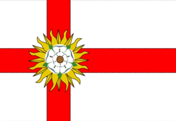 Antiga Proposta Bandeira Yorkshire — Fotografia de Stock