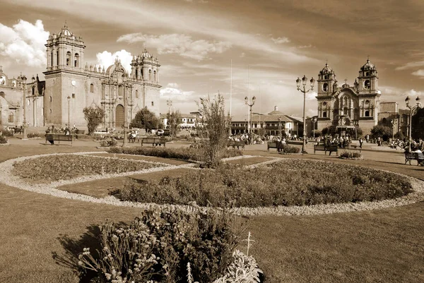 Cusco Peru Nov Kathedraal Basiliek Van Hemelvaart Van Maagd Moederkerk — Stockfoto