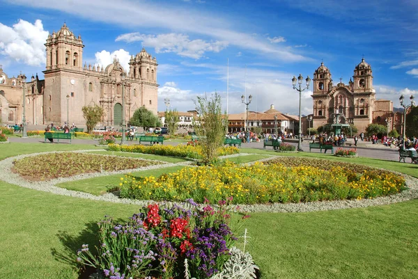 Cusco Peru Nov Katedrála Bazilika Nanebevzetí Panny Marie Mateřský Kostel — Stock fotografie