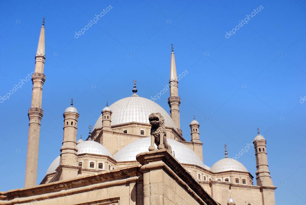 CAIRO EGIPTO 09 22 2010 La Mezquita de Muhammad Ali Pasha o Mezquita