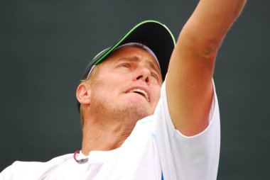 Lleyton Hewitt, Montreal Rogers Kupası antrenman kortunda 5 Ağustos 2009 'da Montreal, Kanada' da. Lleyton Hewitt, Avustralyalı profesyonel tenis oyuncusu. 1