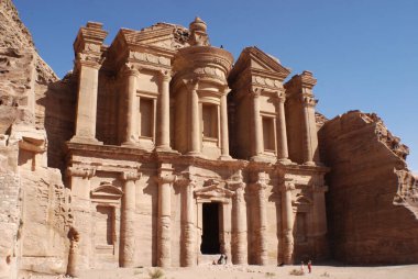 PETRA JORDAN - 129 Aralık 2008: Ad Deir veya El Deir, 