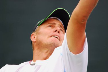 Lleyton Hewitt, Montreal Rogers Kupası antrenman kortunda 5 Ağustos 2009 'da Montreal, Kanada' da. Lleyton Hewitt, Avustralyalı profesyonel tenis oyuncusu. 1