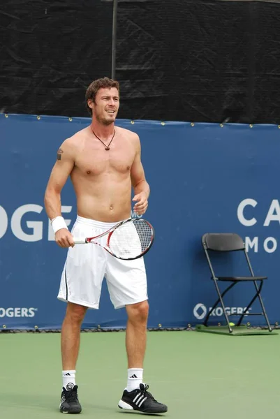 Montreal August Marat Safin Ohne Hemd Auf Dem Court Des — Stockfoto