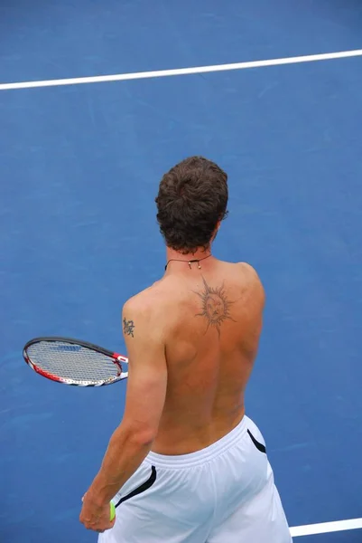 Montreal August Marat Safin Zonder Shirt Het Veld Van Montreal — Stockfoto