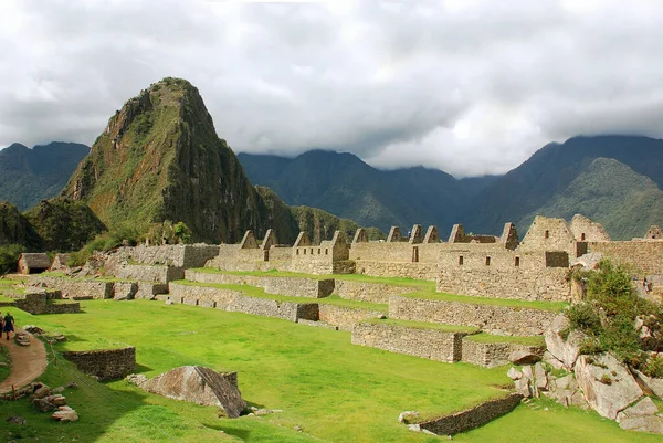 Machu Picchu Vagy Machu Pikchu Quechua Machu Idős Idős Ember — Stock Fotó