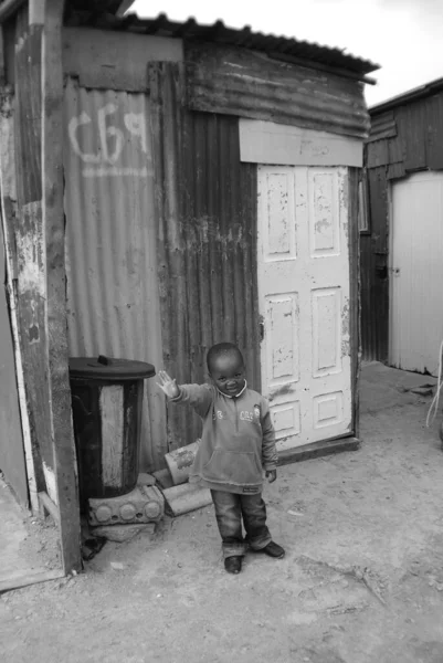 Khayelitsha Kapstadt Mai 2007 Portrait Eines Nicht Identifizierten Kindes Auf — Stockfoto