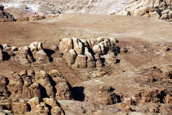 Пейзаж Пустыни Вокруг Петра Иордания — стоковое фото