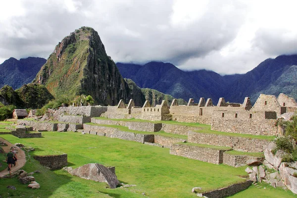 Machu Picchu Nebo Machu Pikchu Quechua Machu Starý Starý Člověk — Stock fotografie