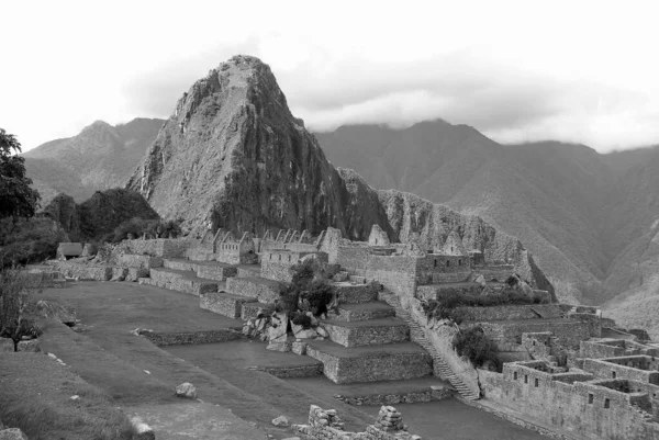 Machu Picchu Quechua Machu Pikchu Old Peak Sitio Inca Precolombino — Foto de Stock