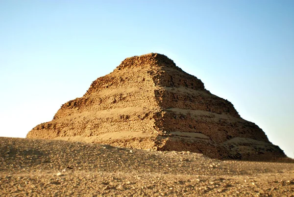 Saqqara Egypt Listopad Starożytna Piramida Stepowa Sakkarze Egipt Listopad 2010 — Zdjęcie stockowe