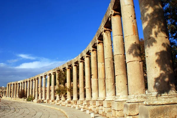 Ancient Jerash Ruins Jordan — Stock Photo, Image