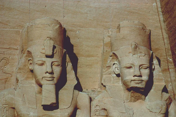 Abu Simbel 2008 Świątynie Abu Simbel Dwie Ogromne Skalne Świątynie — Zdjęcie stockowe