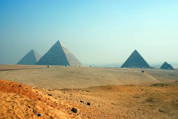 Égypte Cairo Grande Pyramide Gizeh Aussi Connue Sous Nom Pyramide — Photo