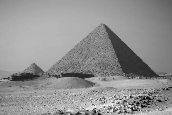 Grande Piramide Giza Conosciuta Anche Come Piramide Cheope Piramide Cheope — Foto Stock