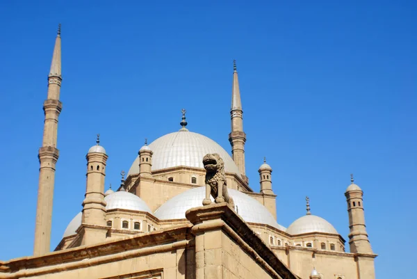 Giza Egipto Mezquita Muhammad Ali Pasha Mezquita Alabastro Una Mezquita —  Fotos de Stock