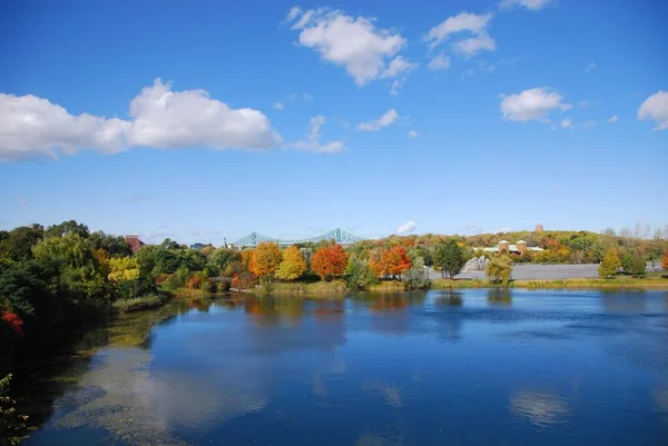 Montreal Quebec Canada 2010 Fall Landscape Parc Jean Drapeau Jacques — Stock Photo, Image