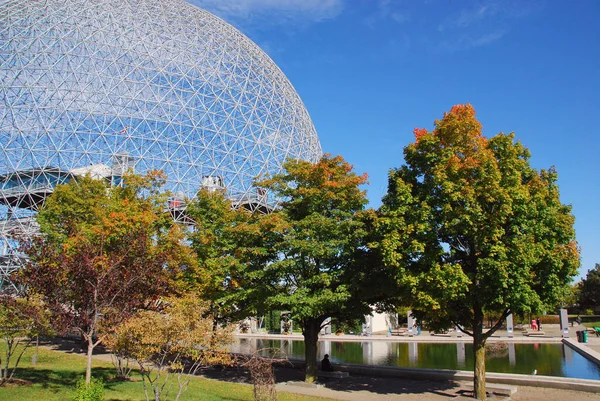 Montreal Canadá Agosto Biosfera Museo Montreal Dedicado Medio Ambiente Situado — Foto de Stock