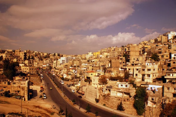 Αμμάν Πόλη Στην Ιορδανία — Φωτογραφία Αρχείου
