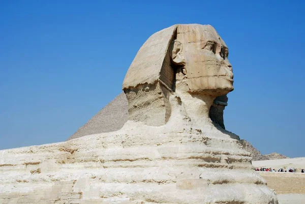 Cairo Egypt 2010 Great Sphinx Giza Sphinx Giza Limestone Statue — Stock Photo, Image