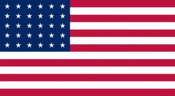 アメリカ国旗 1848年 1851年 背景のテクスチャ — ストック写真