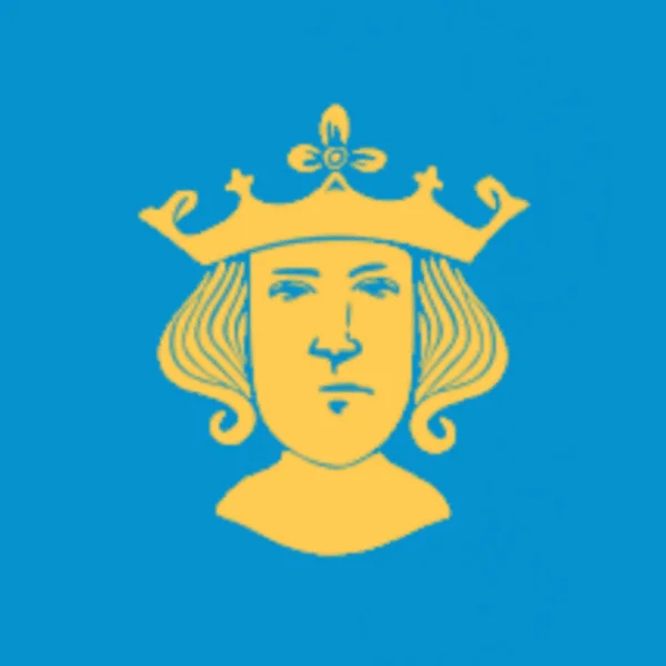 Vlag Van Stockholm Achtergrond Textuur — Stockfoto