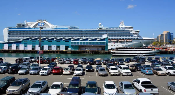 San Diego Usa April 2015 Kroonprinses Een Grand Class Cruiseschip — Stockfoto