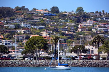 SAN DIEGO CA USA - 6 Nisan 2015: San Diego şehir merkezi Amerika Birleşik Devletleri 'nin en büyük sekizinci şehri olarak hizmet vermektedir..
