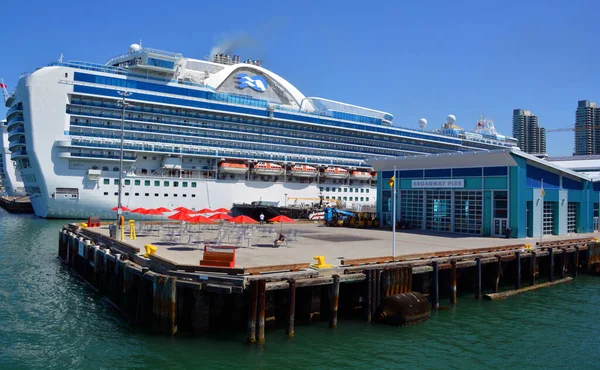 San Diego Usa April 2015 Kroonprinses Een Grand Class Cruiseschip — Stockfoto