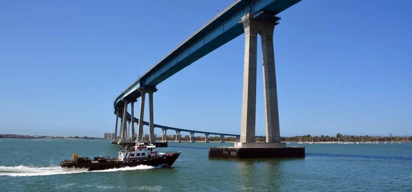 San Diego Abril 2015 Puente Coronado Puente Viga Acero Hormigón — Foto de Stock