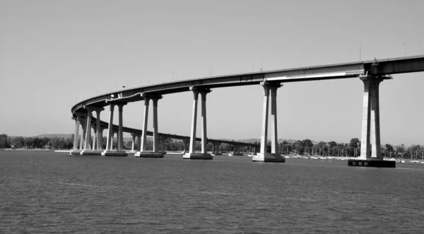 San Diego Abril 2015 Puente Coronado Puente Viga Acero Hormigón — Foto de Stock