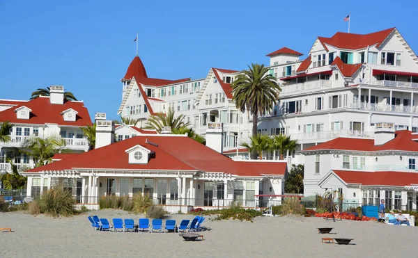 San Diego Usa Április 2015 Victorian Hotel Del Coronado San — Stock Fotó
