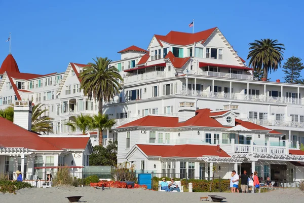 San Diego Usa April 2015 Victorian Hotel Del Coronado San — Stockfoto