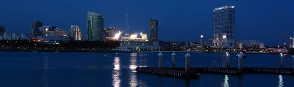 San Diego Usa Aprile 2015 Notte Downtown San Diego Ottava — Foto Stock